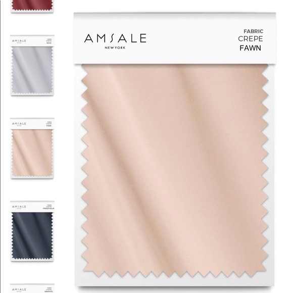 AMSALE Bella Bridesmaids “Sydney” Dress in “Fawn” - Picture 3 of 5